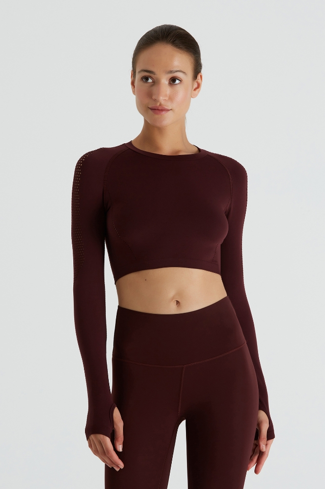 İsabella Crop Top Isabella Dikişsiz Crop Top