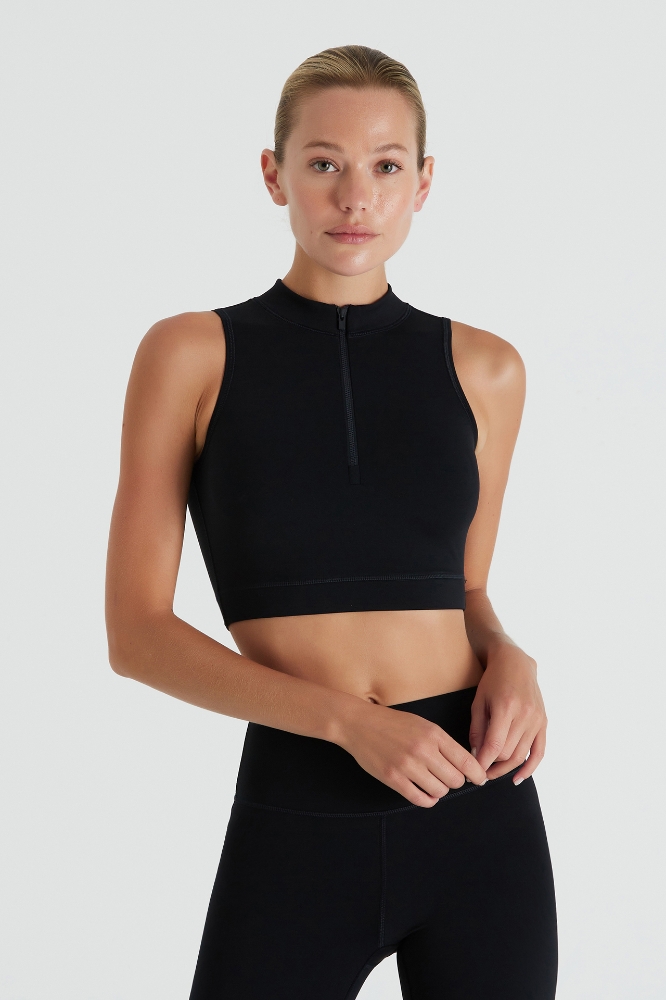 Rosie Bra Rosie Fermuarlı Crop Top