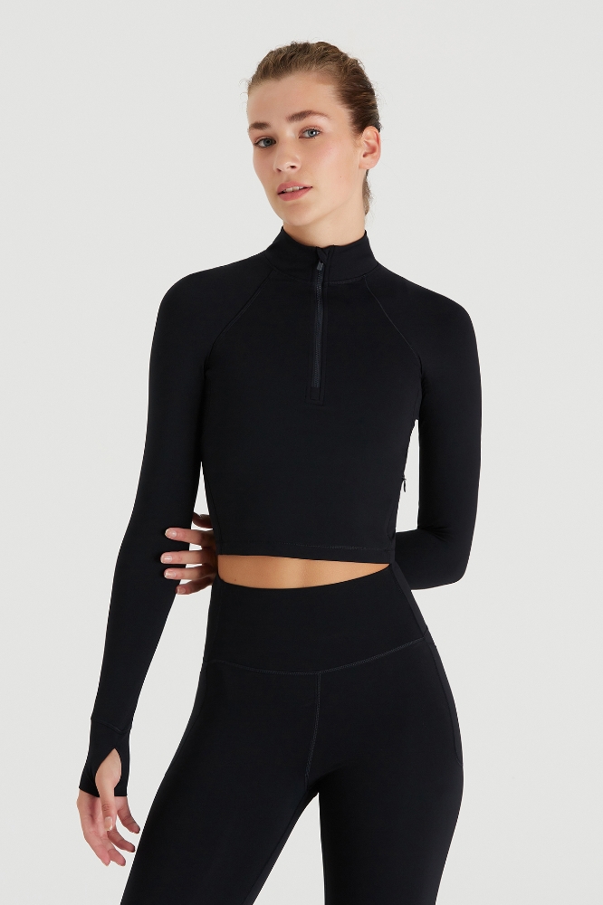 Mina CropTop Mina Uzun Kollu Crop Top