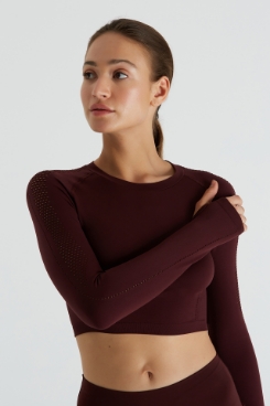 İsabella Crop Top Isabella Dikişsiz Crop Top